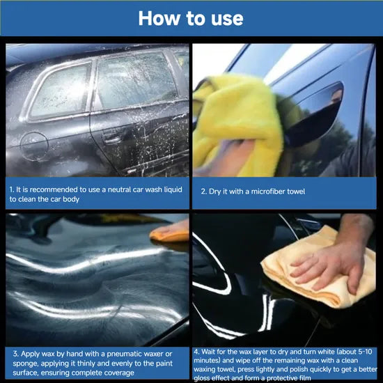High-Gloss Shine Hard and Durable Long-Lasting Car Wax