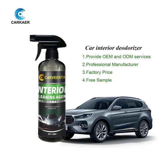Car Interior Cleaner Spray, Long-Lasting Fresh & Odor Removal