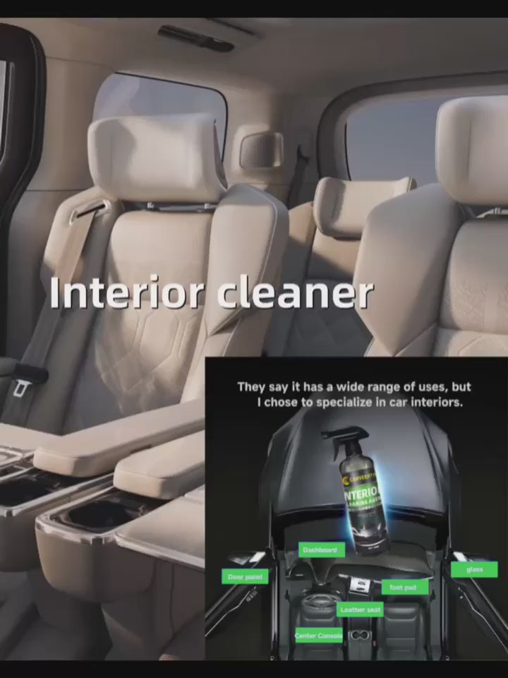 Car Interior Cleaner Spray, Long-Lasting Fresh & Odor Removal